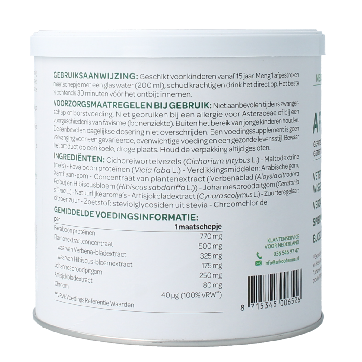 Arkopharma Afslank expert GLP-1 270.00 Gram