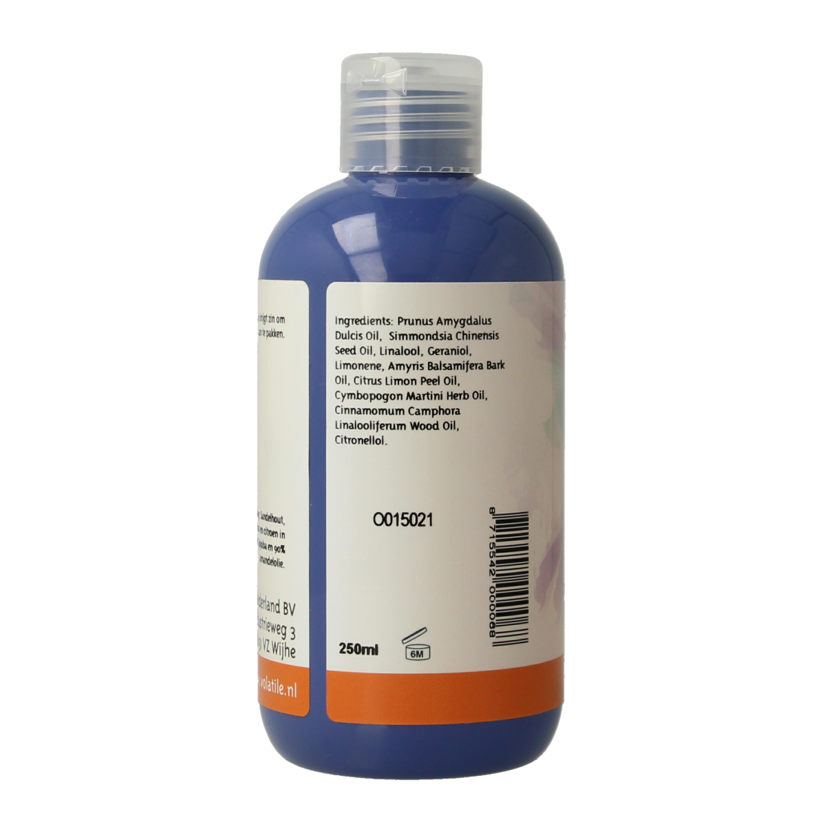 Volatile Massageolie vitaliteit rozenhout 250.00 Milliliter