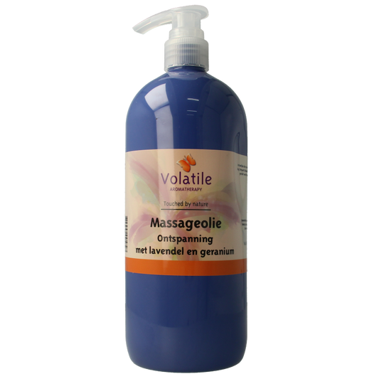 Volatile Massageolie ontspanning lavendel geranium 1 Liter