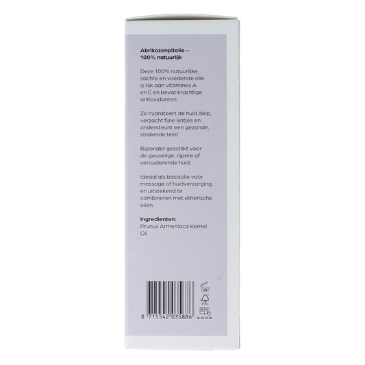 Volatile Abrikozenpit basisolie glazen fles 100.00 Milliliter