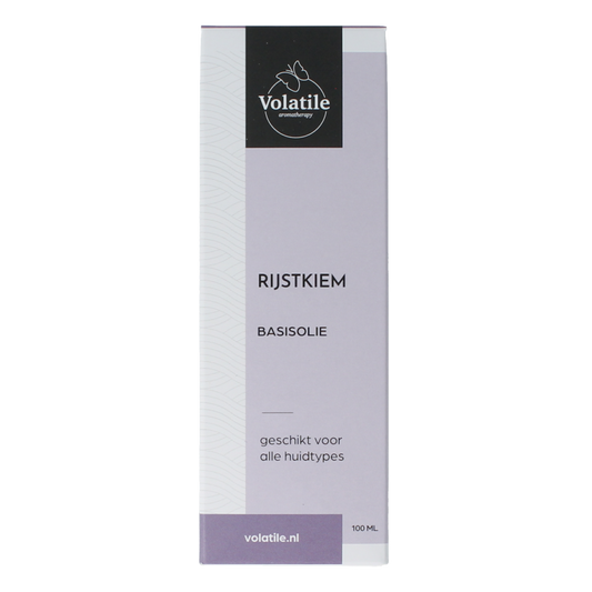 Volatile Rijstkiem basisolie glazen fles 100 Milliliter