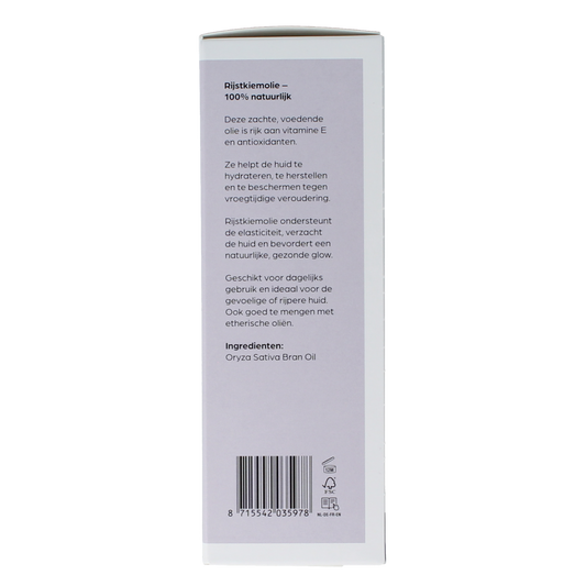 Volatile Rijstkiem basisolie glazen fles 100.00 Milliliter