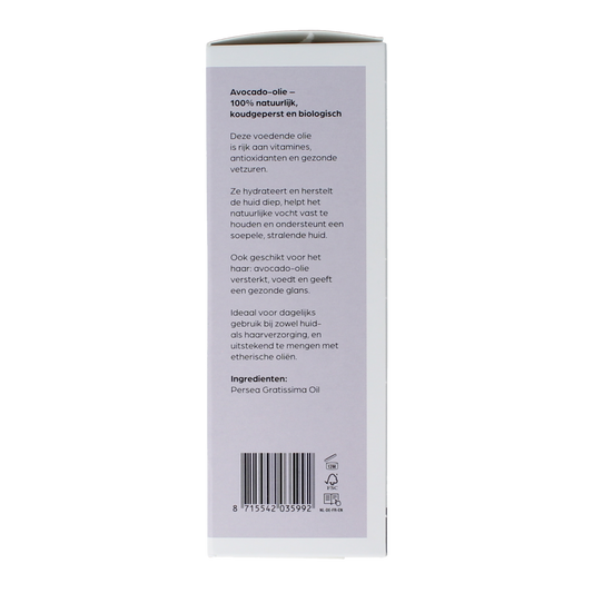 Volatile Avocado koudgeperst basisolie bio glazen fles 100.00 Milliliter