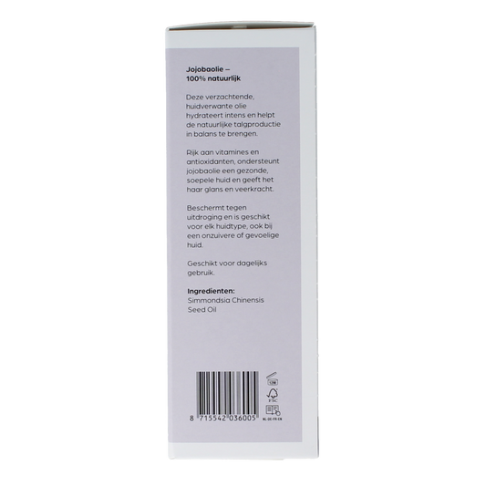 Volatile Jojoba koudgeperst basisolie bio glazen fles 100.00 Milliliter