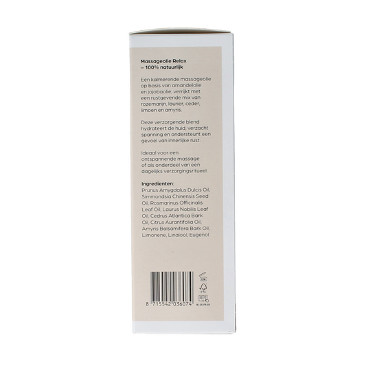 Volatile Massageolie relax glas met pomp 100.00 Milliliter