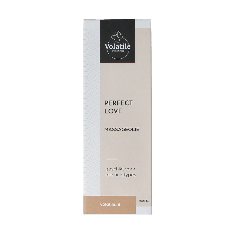 Volatile Massageolie perfect love glas met pomp 100 Milliliter
