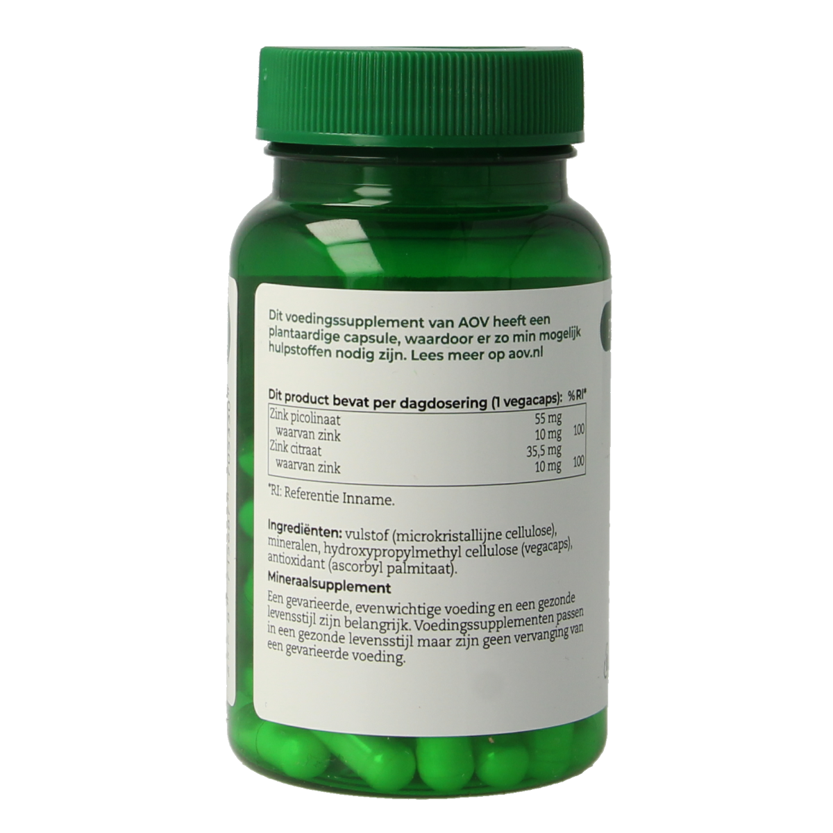 AOV 533 Zink mix 60.00 Vegetarische capsules