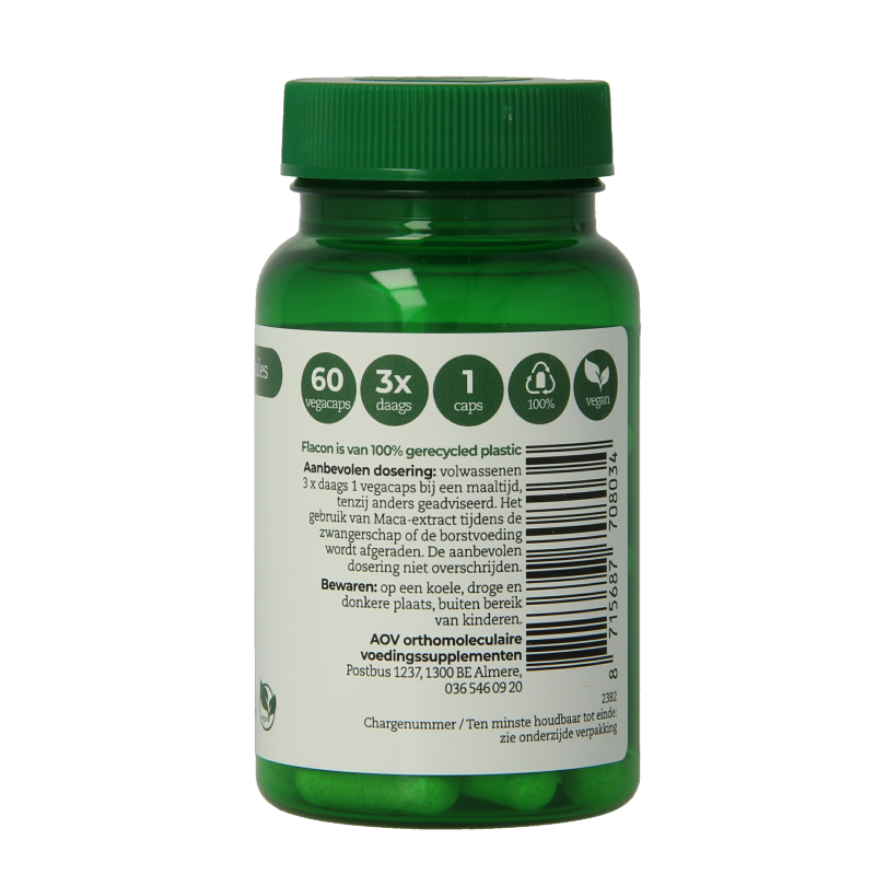 AOV 803 Maca 60 Vegetarische capsules