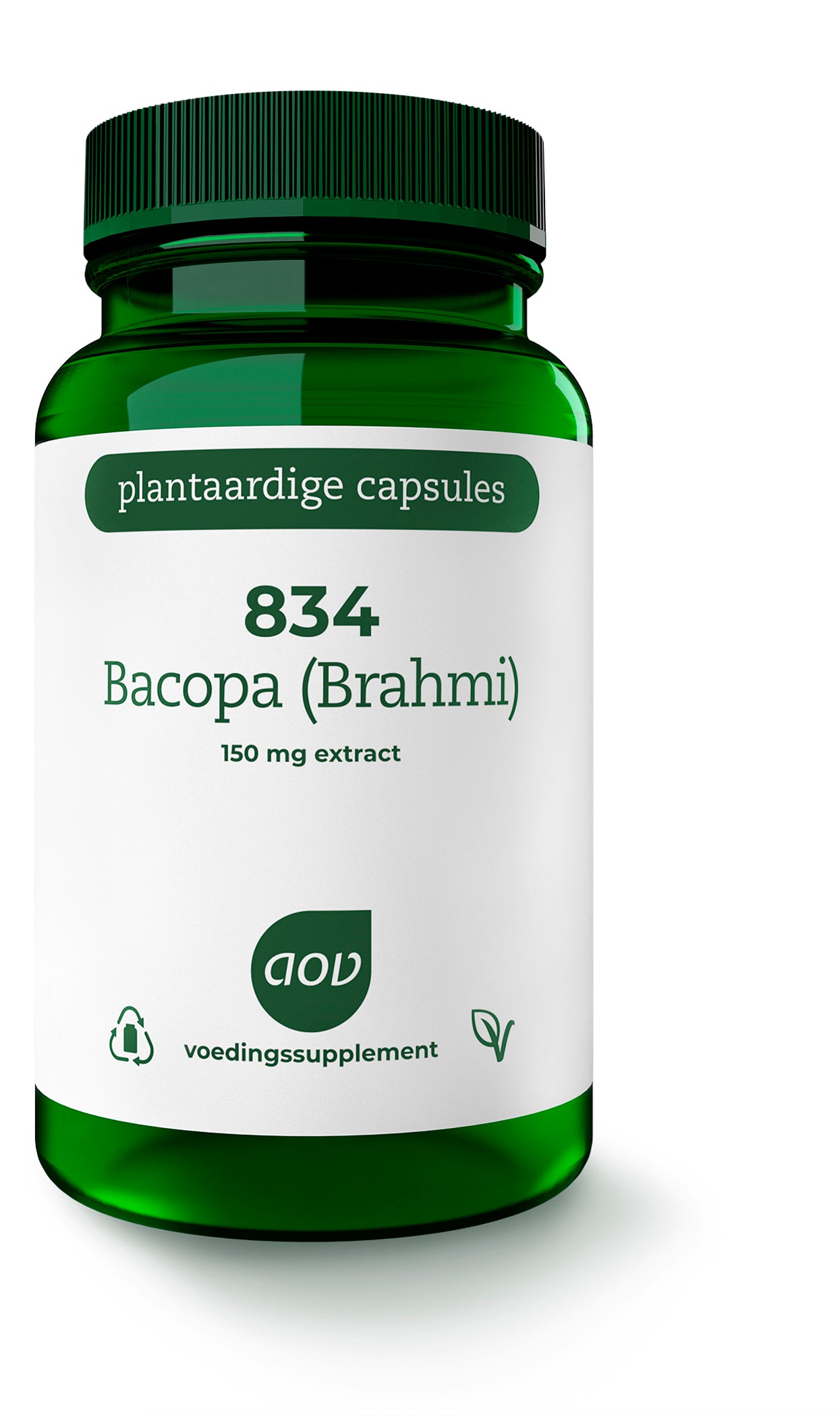 AOV 834 Bacopa (brahmi) 150mg 60 Vegetarische capsules