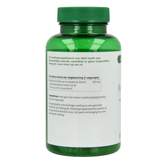 AOV 1104 Rode gist rijst extra 90.00 Vegetarische capsules