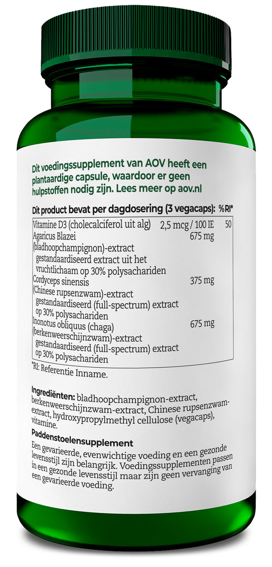 AOV 1030 Paddenstoelen complex 60 Vegetarische capsules
