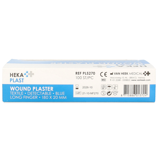 Hekaplast Vingerpleister detectable 180 x 20 haccp 100.00 Stuks