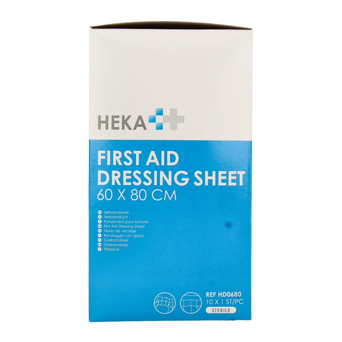 Heka Verbanddoek 60 x 80cm 10.00 Stuks