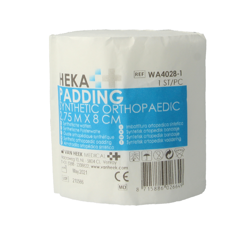 Heka Synthetisch wattenrol 2.75 x 8cm 5 Rol