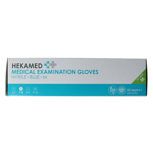 Heka Hekamed handschoenen soft nitrile M 100 Stuks