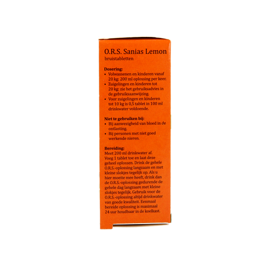 Sanias ORS lemon bruistablet 6 Stuks