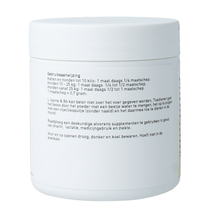 Groene Os L-Lysine en vitamine B6 hond/kat 100 Gram