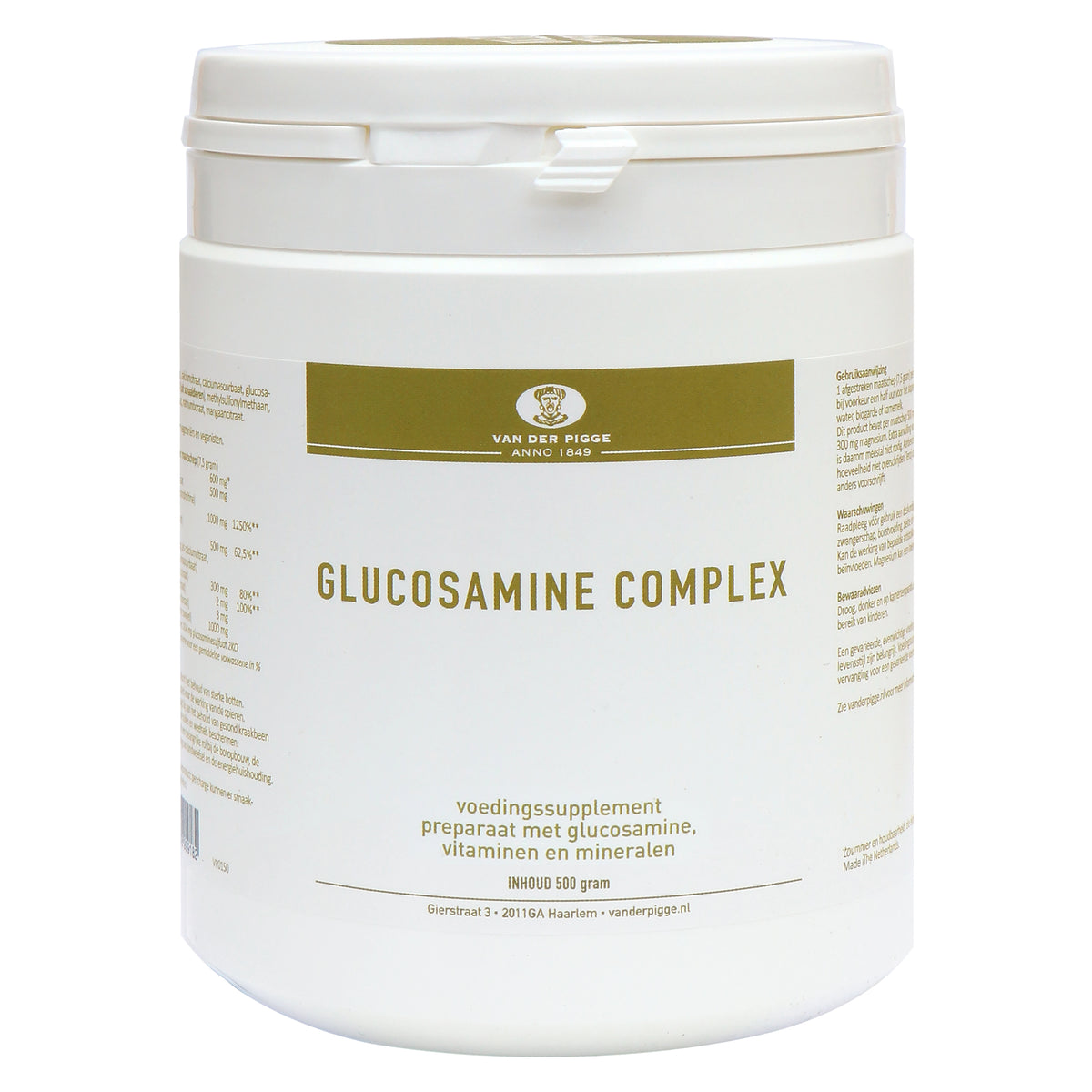 van der Pigge Glucosamine complex 500.00 Gram