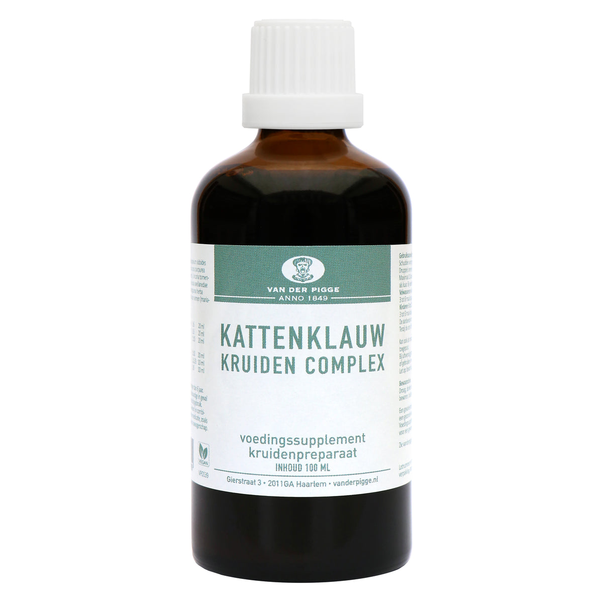van der Pigge Kattenklauw kruiden complex 100.00 Milliliter