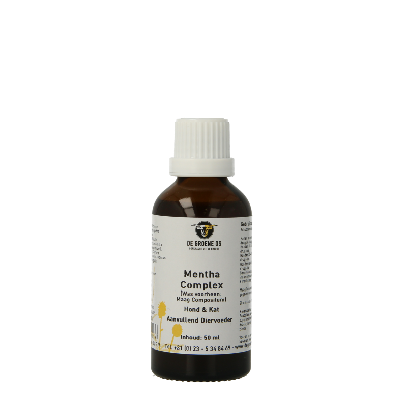 Groene Os Menta complex hond/kat 50 Milliliter