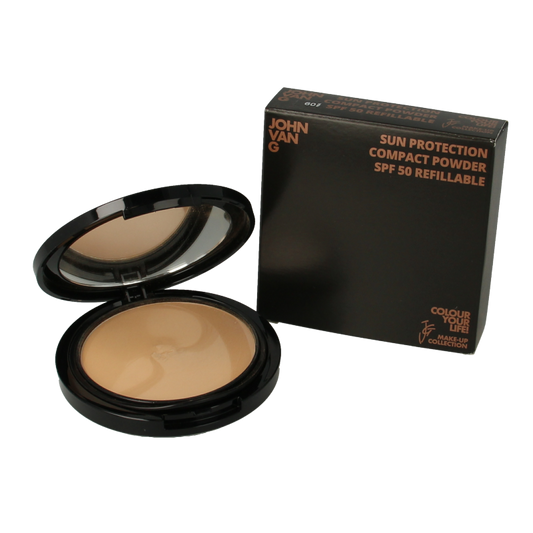 John van G Sun protection compact powder refillable 60 SPF50 1 Stuks