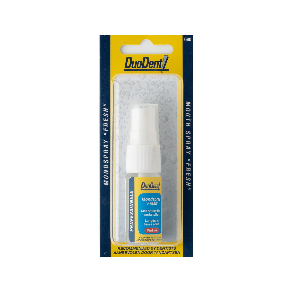 Duodent Mondspray fresh mintvrij 11.00 Milliliter