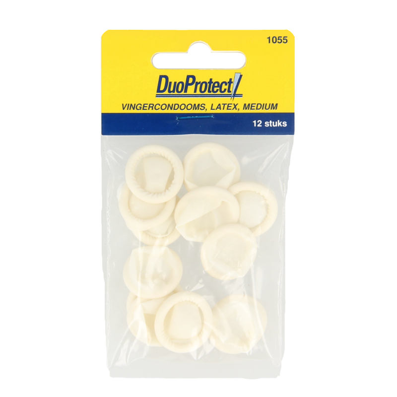 Duoprotect Vingercondoom maat M 12 Stuks