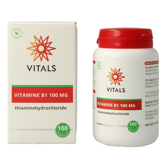Vitals Vitamine B1 thiamine 100mg 100 Capsules