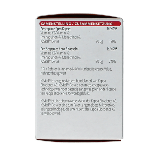 Vitals Vitamine K2 90 mcg 60.00 Capsules