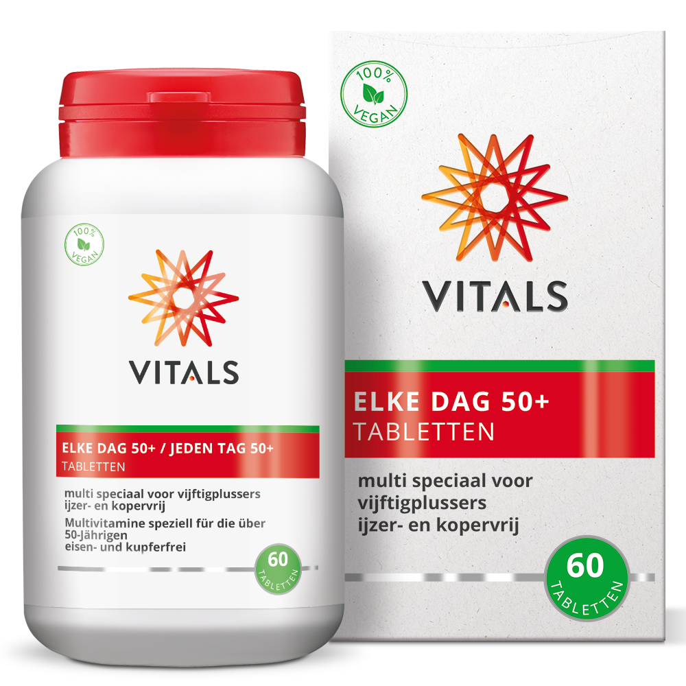 Vitals Elke dag 50+ 60 Tabletten