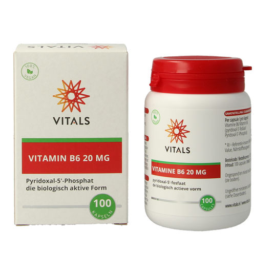 Vitals Vitamine B6 20 mg 100 Capsules