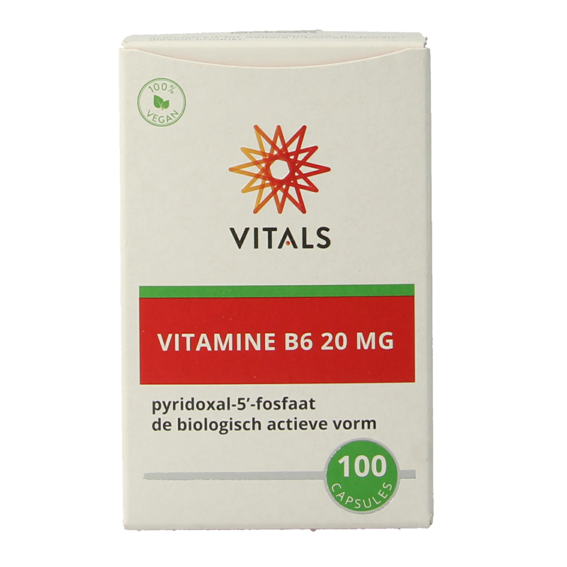 Vitals Vitamine B6 20 mg 100 Capsules