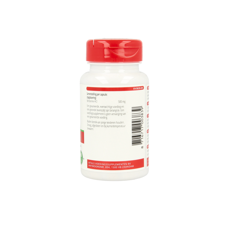 Vitals Berberine 500mg 60 Capsules