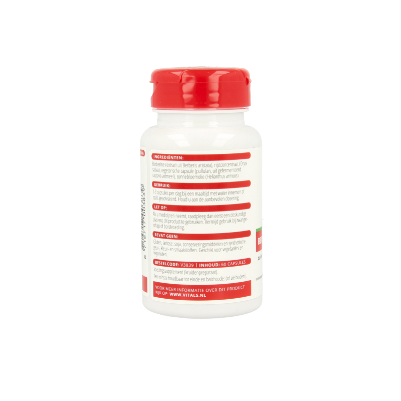 Vitals Berberine 500mg 60 Capsules