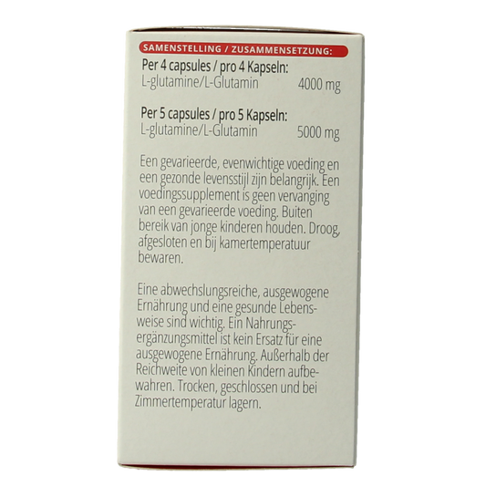 Vitals L-Glutamine 1000mg 60.00 Capsules
