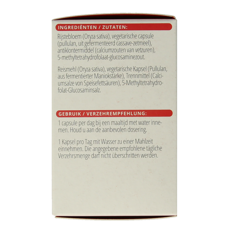 Vitals Folaat 5-MTHF 400 mcg 100 Capsules