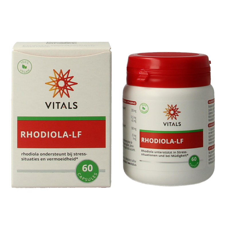 Vitals Rhodiola LF 60 Capsules