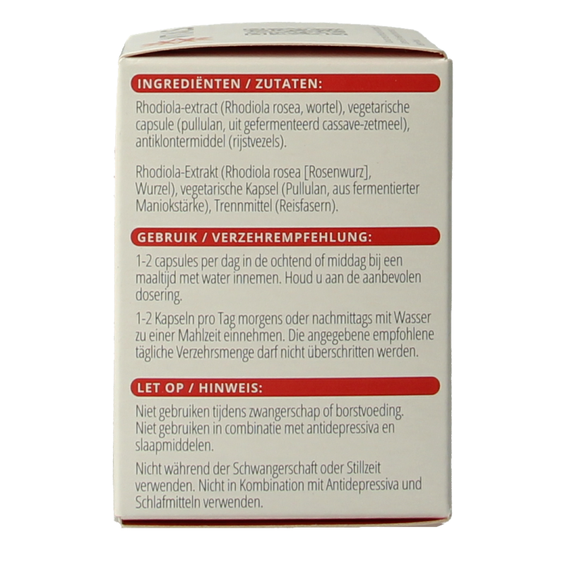 Vitals Rhodiola LF 60 Capsules