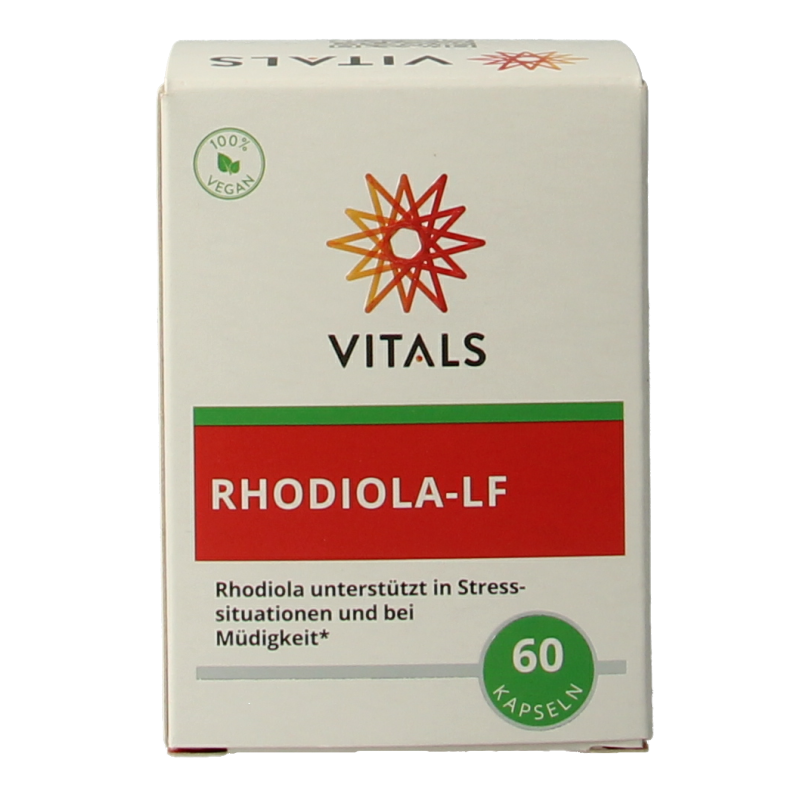 Vitals Rhodiola LF 60 Capsules