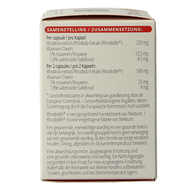 Vitals Rhodiola LF 60 Capsules