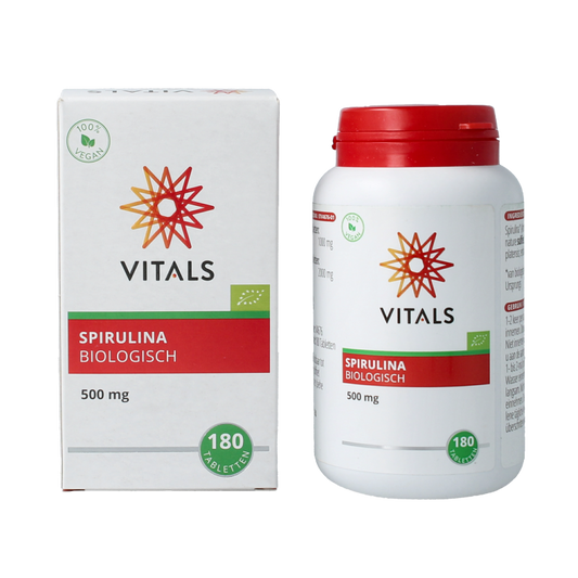 Vitals Spirulina 500mg bio 180 Tabletten