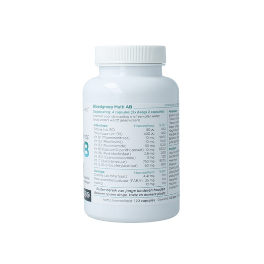 HME Bloedgroep multi AB 120.00 Capsules