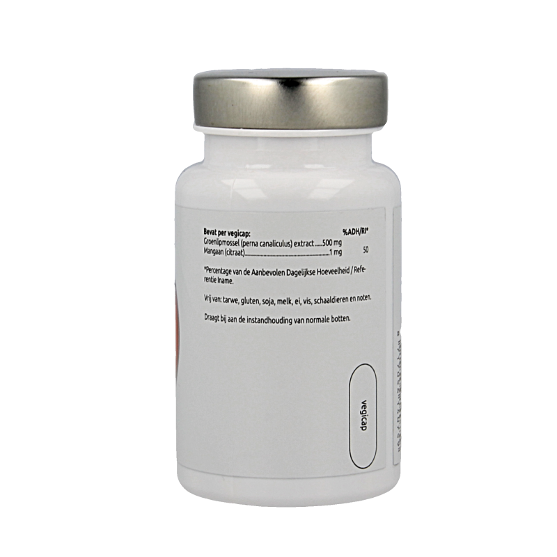 VitOrtho Groenlipmossel extract 500mg 60 Vegetarische capsules