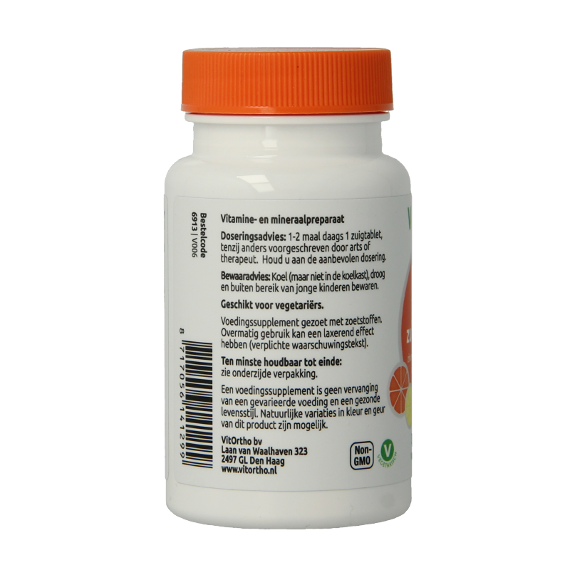 VitOrtho Zink + C kind zuigtabletten 30 Zuigtabletten