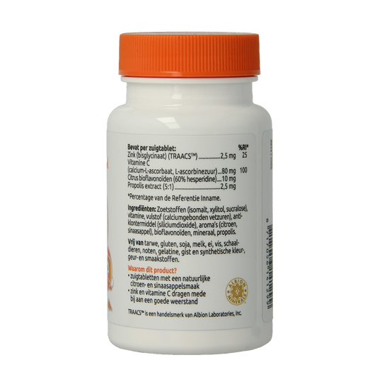 VitOrtho Zink + C kind zuigtabletten 30.00 Zuigtabletten