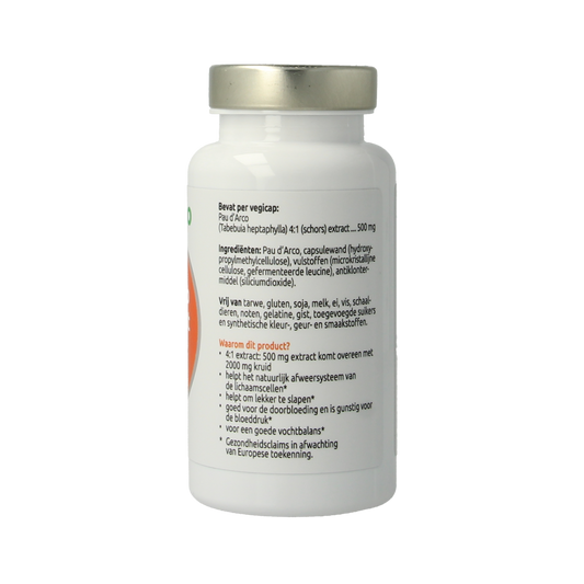 VitOrtho Pau d'arco extract 500mg 60.00 Vegetarische capsules