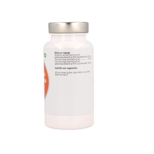 VitOrtho Boswellia 250mg en curcuma 250mg 60.00 Vegetarische capsules