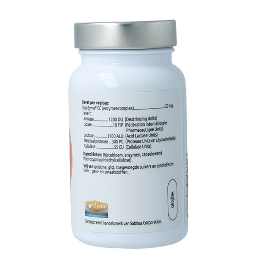 VitOrtho Digezyme 50mg 90.00 Vegetarische capsules