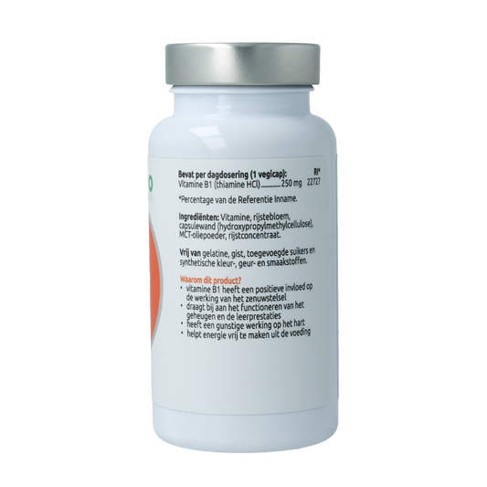 VitOrtho B1 thiamine 250mg 120.00 Vegetarische capsules