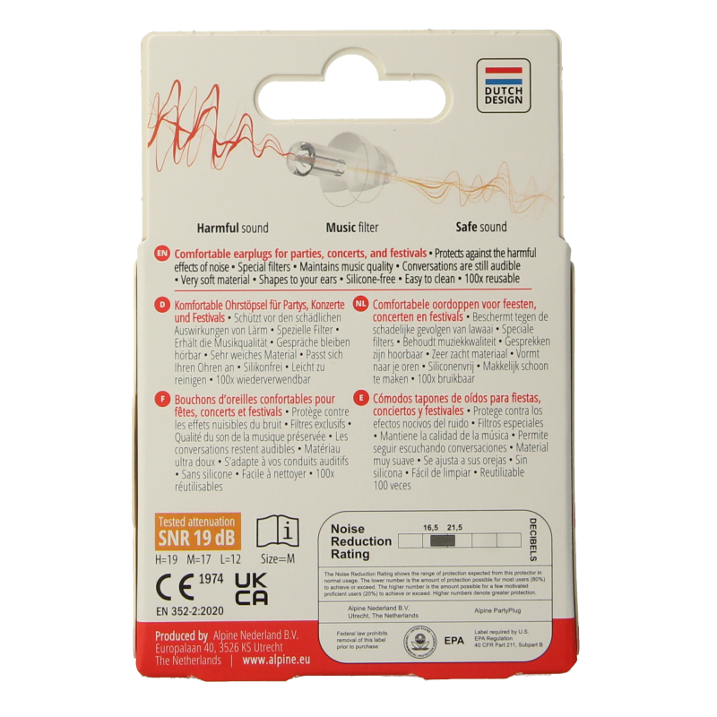 Alpine Partyplug oordopjes 1 Paar